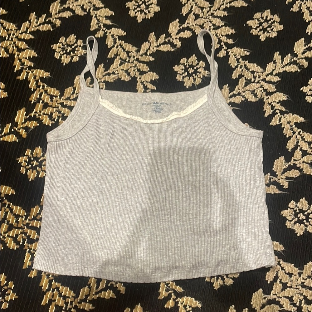 Brandy Melville Gray Crop Camisole